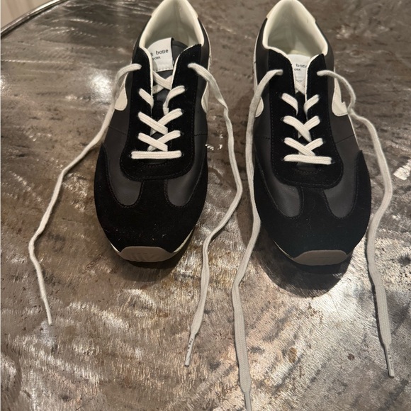 Rag & Bone Black and White Sneakers - Picture 5 of 7